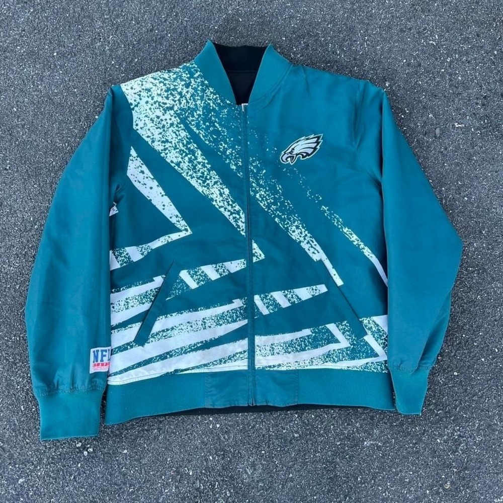 Philadelphia Eagles X Jeff Staple Reversible AOP Jacket size M